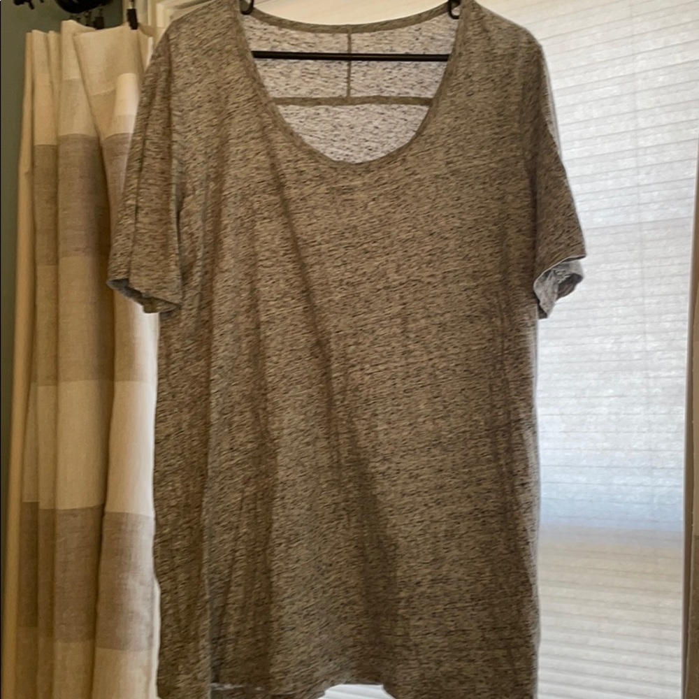 Gray maternity shirt